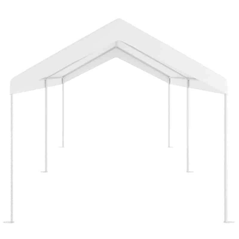 10' x 20' Heavy Duty Carport Steel Frame Car Canopy Portable Garage Shelter Waterproof Sun Proof Outdoor Camping Event Party Canopy Tent
