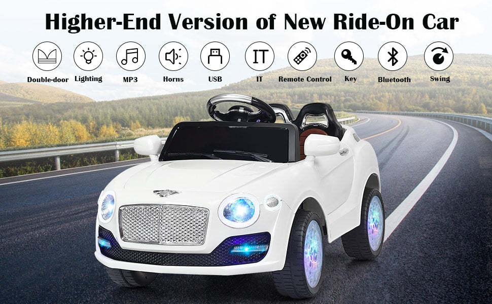 6V Kids Ride-On SUV Car Battery Powered Vehicle with Parental Remote Control