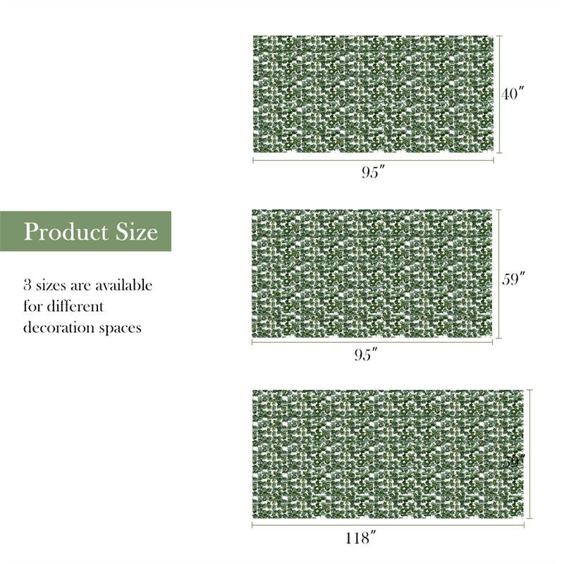 Faux Ivy Privacy Fence Screen, Artificial Decorative Hedge Panel, Vine Leaf Greenery Fence Cover for Garden, Patio & Porch Decor
