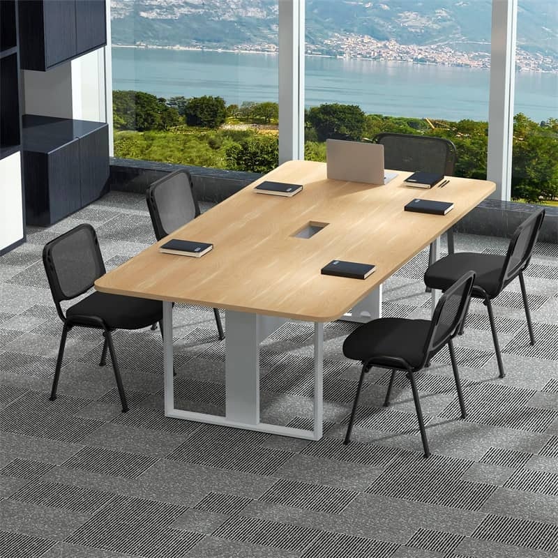 Office Guest Chair Set of 5 Stackable Conference Room Chair with Padded Seat, Metal Frame, 330Lbs Capacity Reception Chair for Waiting Training Rooms