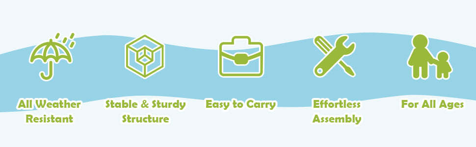 Jumbo 4-to-Score 4-in-A-Row Giant Game Set for Kids Adults