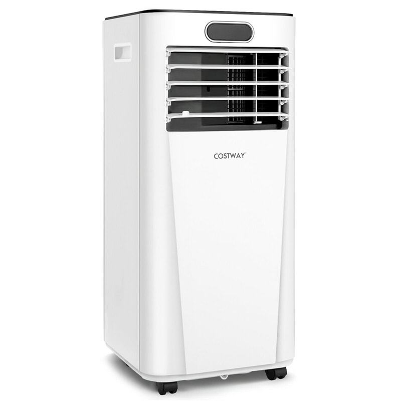 10000 BTU 4-in-1 Portable Air Conditioner with Dehumidifier, Remote, 24H Timer, Window Kit, Cools 350 Sq.Ft for Living Room, Bedroom, Office