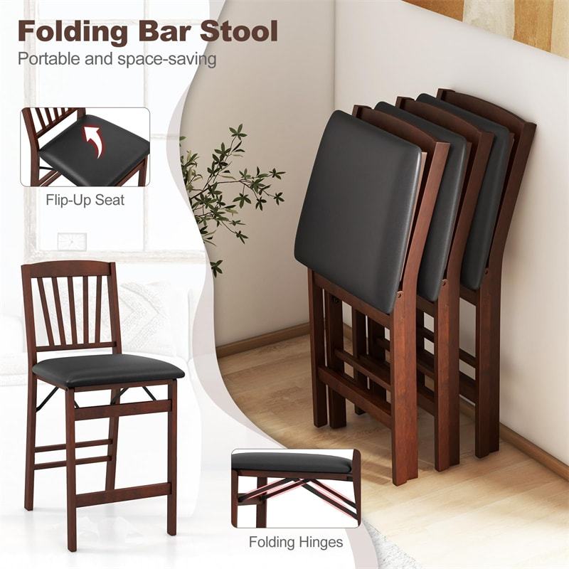 Folding Barstools Counter Height Folding Chairs FRANKLIN Bar Stool