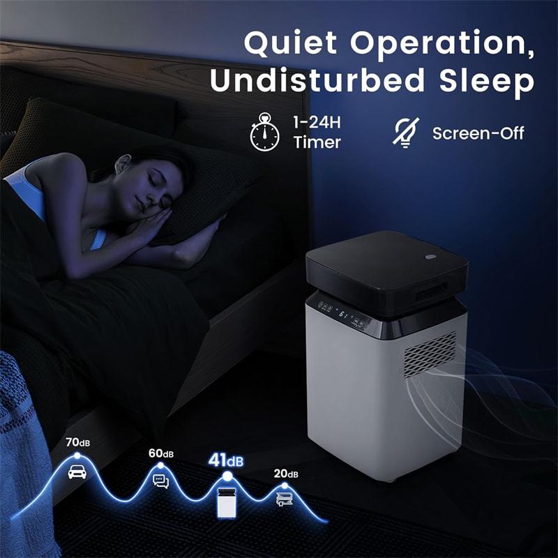 90 Pint Dehumidifier with Pump & Drain Hose for Basement Home, 6000 Sq.Ft High Efficiency Dehumidifier with 4 Wheels & 2.2 Gal Water Tank