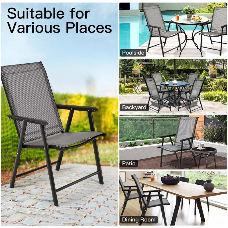 Patio folding chair - patio furniture - bestoutdor.com