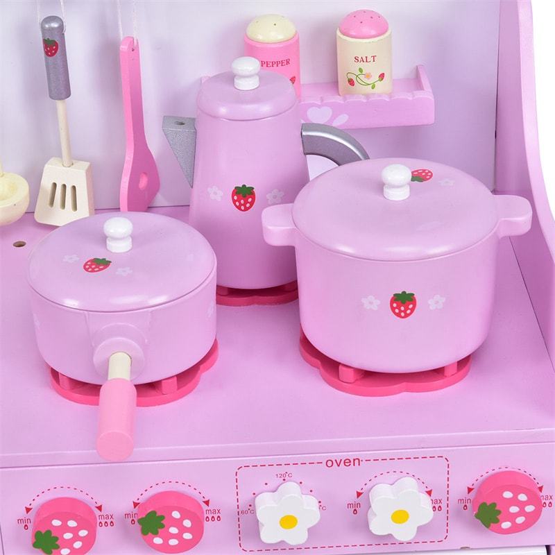 Small Pink Childrens Kitchen Pink Small Plastic Play Kitchen Pink