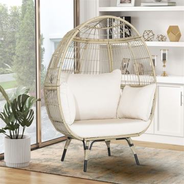 outdoor wicker egg chair
