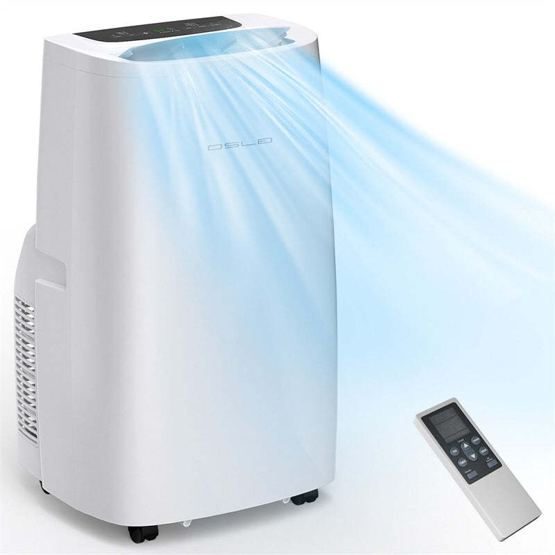 14000 BTU 3-in-1 Portable Air Conditioner with Cooling Fan Dehumidifier Function & Remote Control