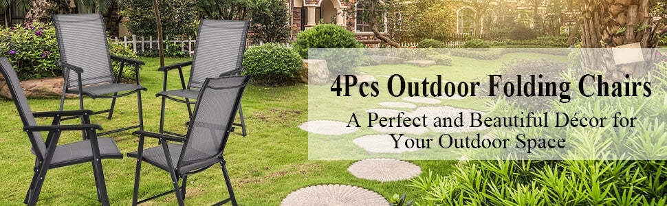 Patio folding chair - patio furniture - bestoutdor.com
