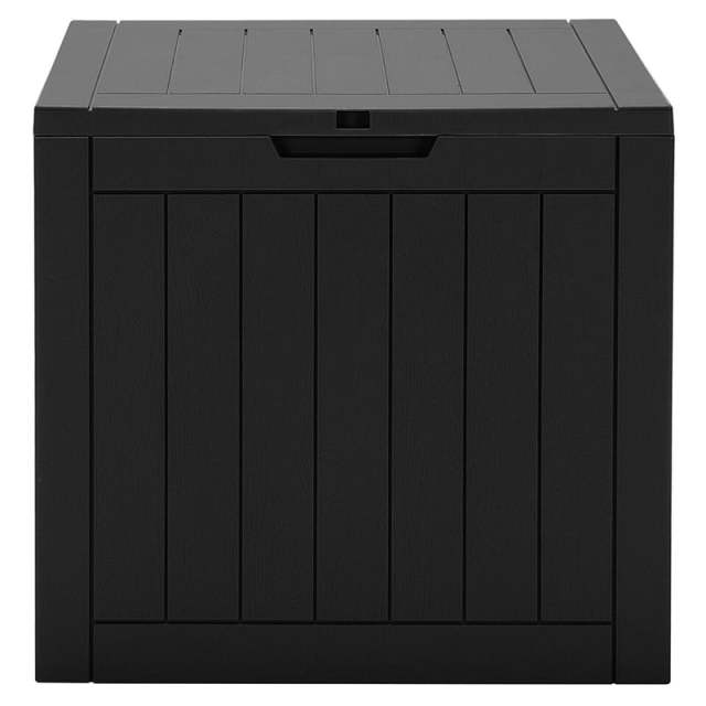 30 Gallon Deck Box Patio Storage Container Seating Outdoor Storage Cabinet with Lockable Lid for Garden Furniture Cushions