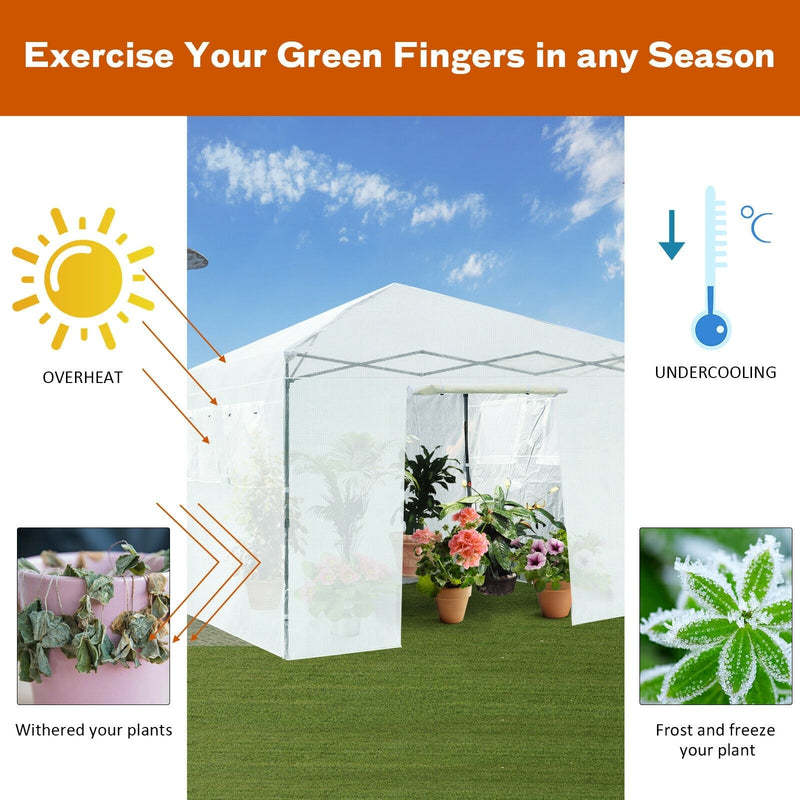 Outdoor Portable Mini Walk-in Garden Greenhouse