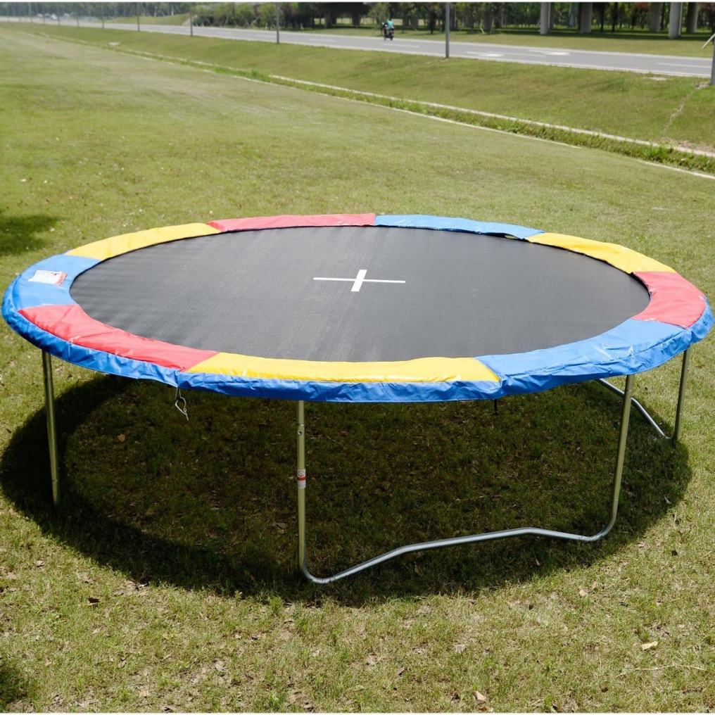 12 Ft Colorful Round Trampoline Pad Safety Spring Pad Replacement Cover