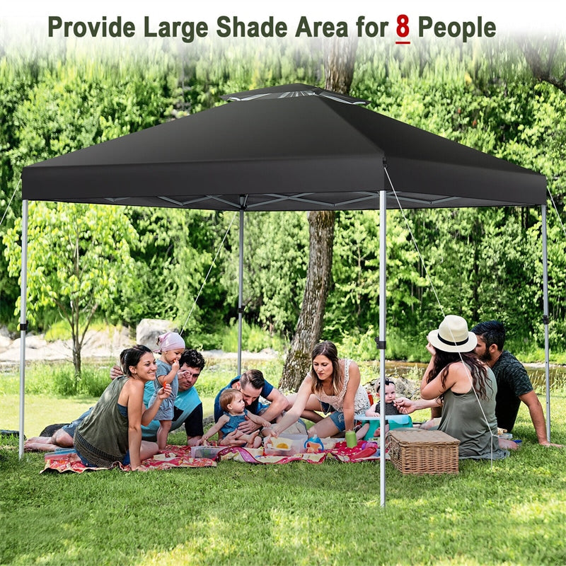 10' x 10' Pop Up Canopy Tent 2-Tier Outdoor Instant Folding
