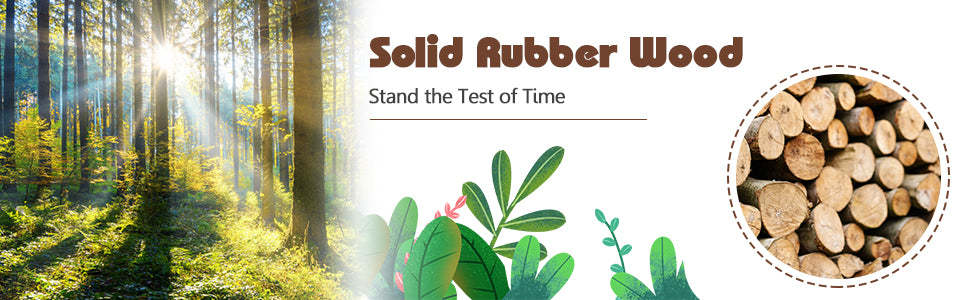 Set of 2 Solid Wood Whitesburg Spindle Back Patio Dining Chairs