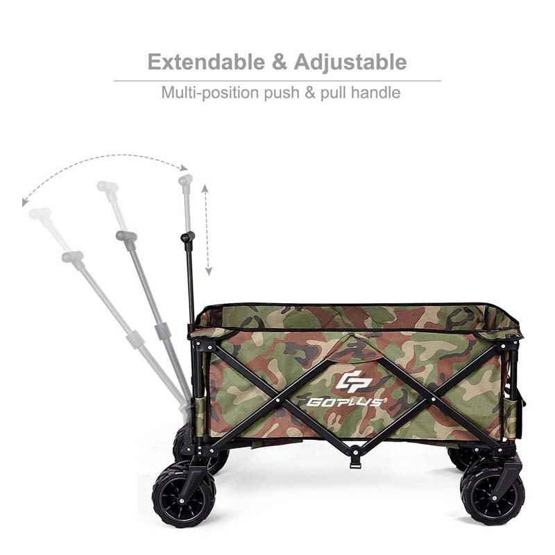 Collapsible Folding Wagon Cart Outdoor Garden Cart