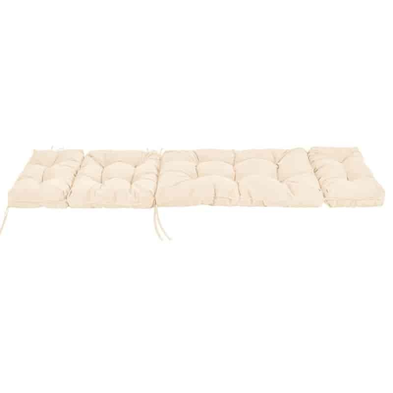 73" Thick Waterproof Outdoor Chaise Lounge Cushion with String Ties, All-Weather Patio Recliner Chair Pad for Poolside, Garden & Indoor Use