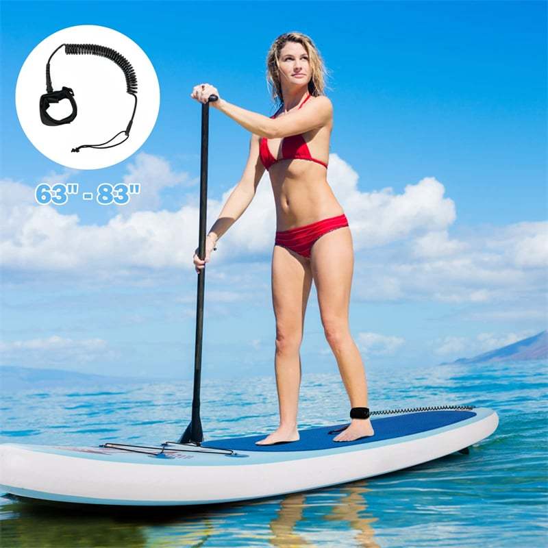 10FT Inflatable Stand Up Paddle Board SUP Board with Adjustable Paddle, Hand Pump, Leash, Accessory Pack, Carrying Bag & Repair Kit