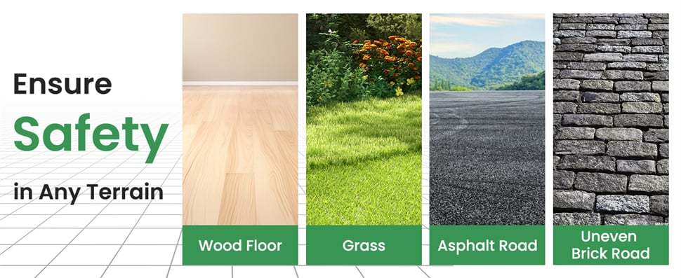 Foldable Rollator Walker for Seniors, Height Adjustable Rolling Walker with Seat, 9.5" Pneumatic Wheels, Storage Bag, Bariatric Rollator 350LBS