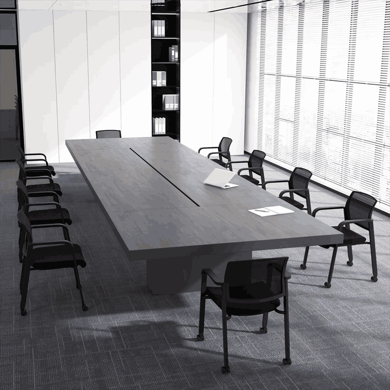 2-Pack Rolling Conference Room Chairs, Stackable Office Guest Chairs with PU Wheels, Mesh Back & Armrests for Waiting Room, School, Lobby