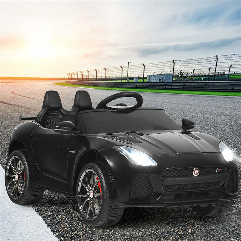 12V Kids Ride-On Car, Licensed Jaguar F-Type SVR Electric Vehicle with Remote Control, Lights, MP3, Motorized Car, Gift for Boys & Girls