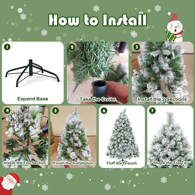 6 Feet Premium Hinged Artificial Christmas Tree