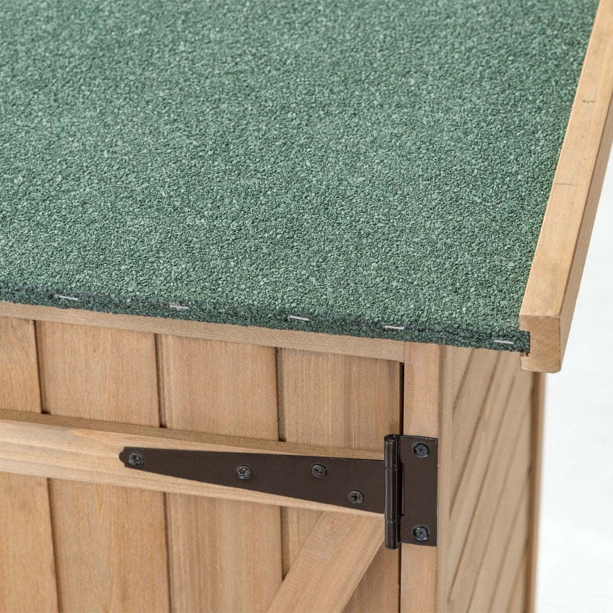 Outdoor Storage Shed Garden Utility Tools Organizer with Lockable Doors