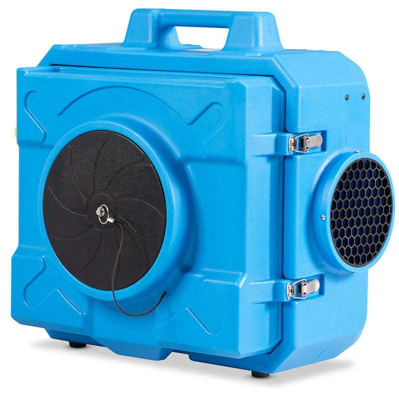 Industrial Commercial HEPA Air Scrubber with Odor Eliminator, ETL Certified 150-500CFM Heavy Duty Air Purifier Negative Air Machine for 500-2000sq.ft