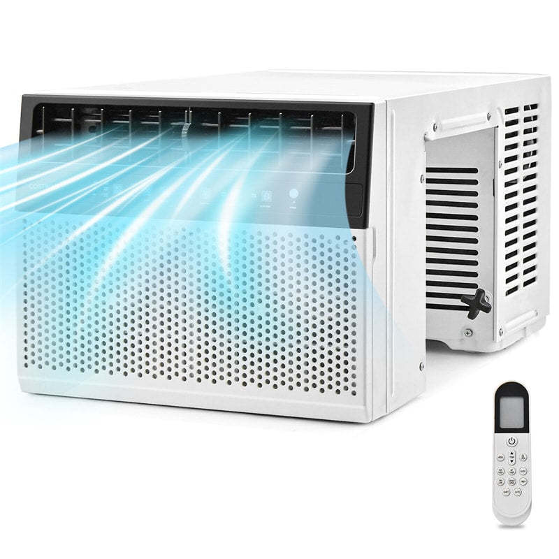12000 BTU U-Shaped Window Air Conditioner, 42dB Ultra Quiet, Energy Saver Over-the-Sill AC with Remote, Covers 400 Sq.Ft for Bedroom/Living Room