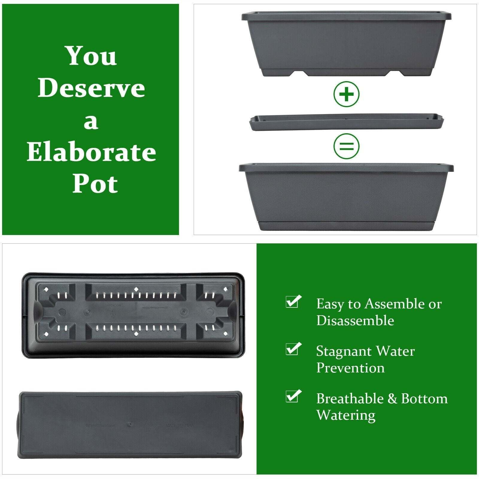 4 ft 5 Tier Vertical Raised Garden Bed with Container Boxes for Vegetables