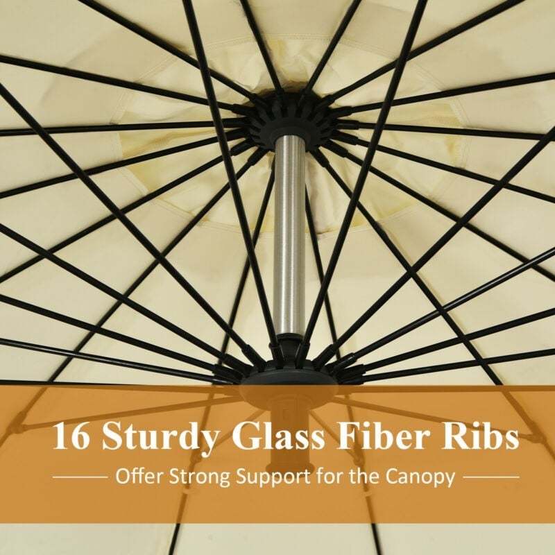 10 Ft Outdoor Patio Offset Umbrella Cantilever Umbrella