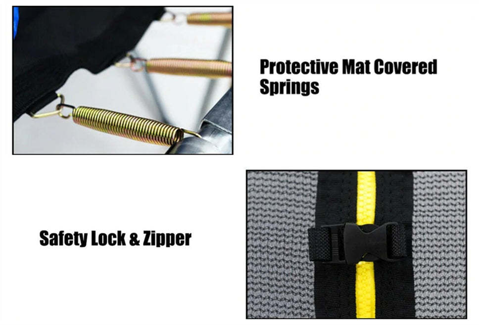 15 Ft Trampoline Combo with Enclosure Net and Basketball Hoop