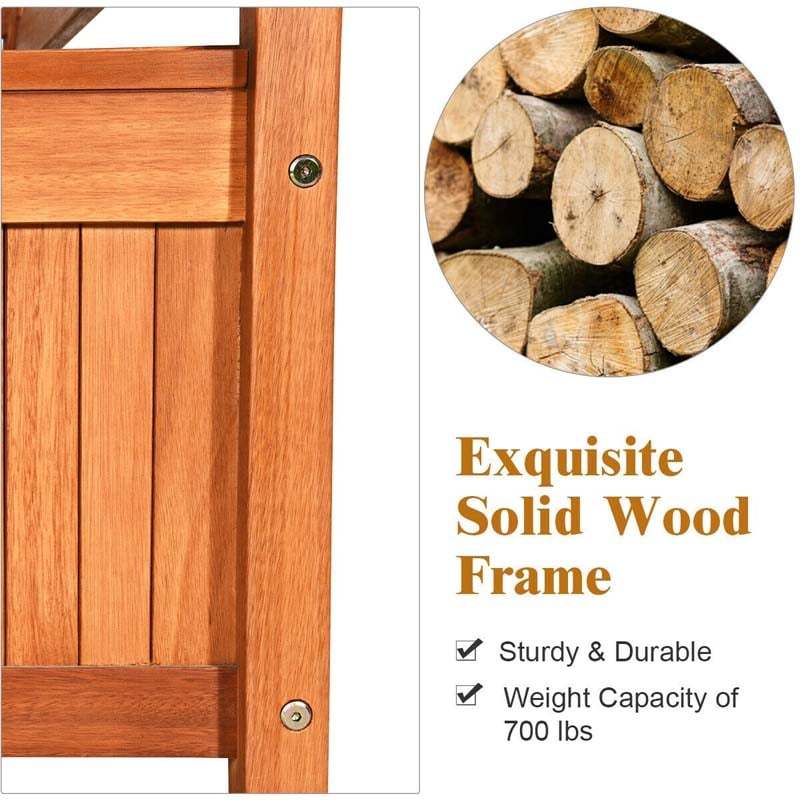 Bestoutdor Storage Deck Box Garden Bench