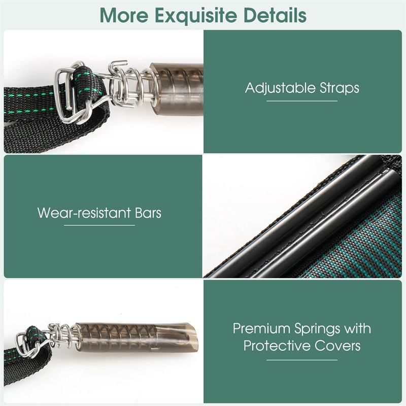 Safety Pool Cover for 32 x 16FT Inground Swimming Pools, Rectangle Winter Leaf Net Pool Cover with Mesh & Installation Tools for Backyard Yard