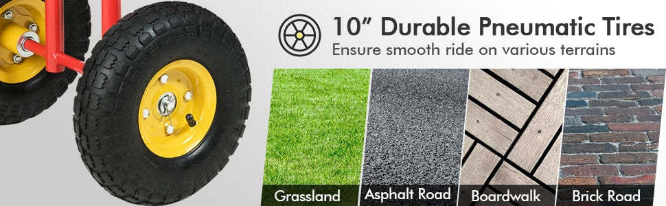 Rolling Garden Cart with 360° Swivel Seat, Tool Basket, Adjustable Height, 330LB Capacity Heavy Duty Gardening Seat for Lawn, Yard Work, Seniors