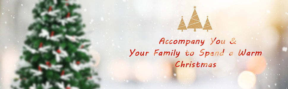 7ft Unlit Snow Flocked Hinged Christmas Tree with Folding Metal Stand