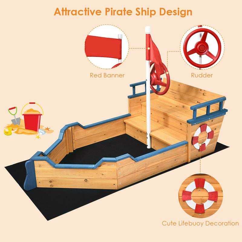 Sandbox children outdoor playset outdoor products bestoutdor.com
