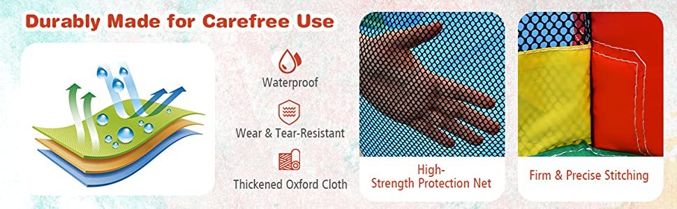 6-in-1 Inflatable Water Slide Jumping Bounce House Plash Pool Without Blower