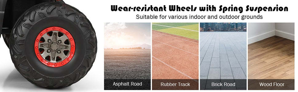 12V Kids Electric Ride-on 4-Wheeler ATV Quad with LED Lights MP3