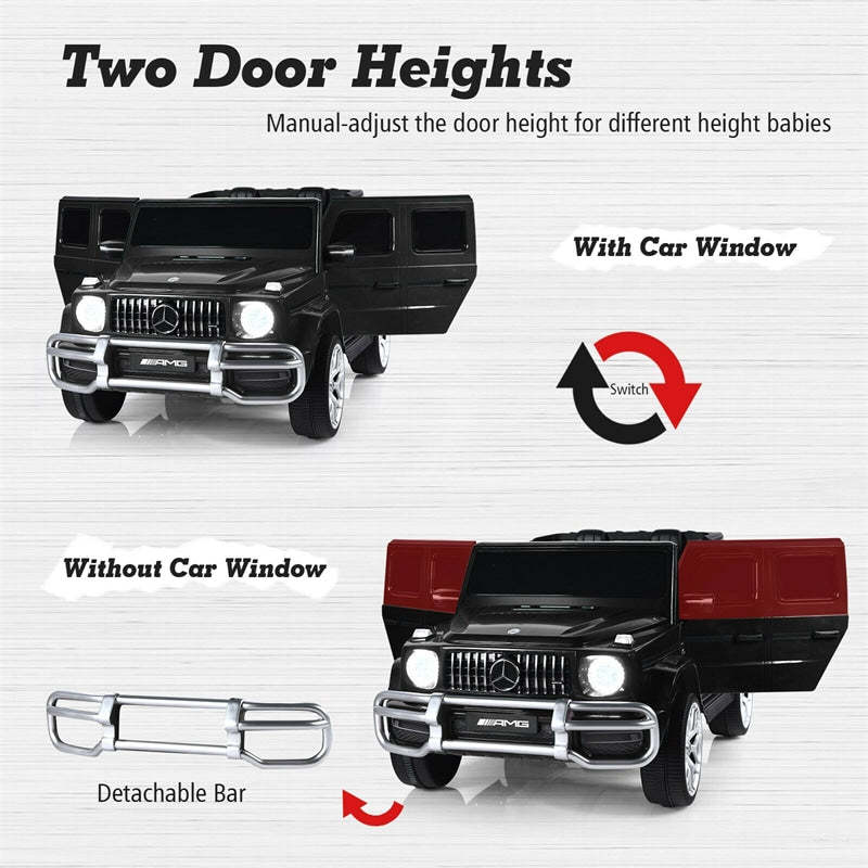 Licensed Mercedes Benz G63 12V 2-Seater Kids Electric Ride on Car with Remote Control