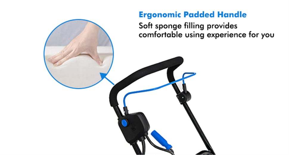 20" Electric Snow Blower 120V 15Amp Snow Thrower for Yard Driveway with Folding Handle & 180° Rotatable Chute