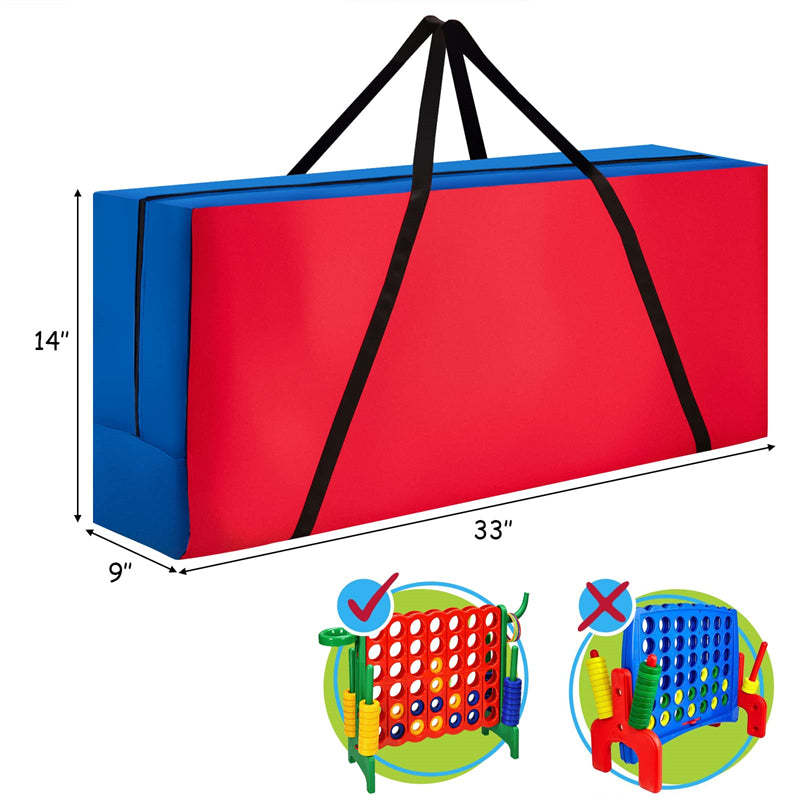Giant 4 in A Row Carrying Bag Storage Bag for Jumbo 4-to-Score Giant Game Set Giant Connect 4 Yard Game