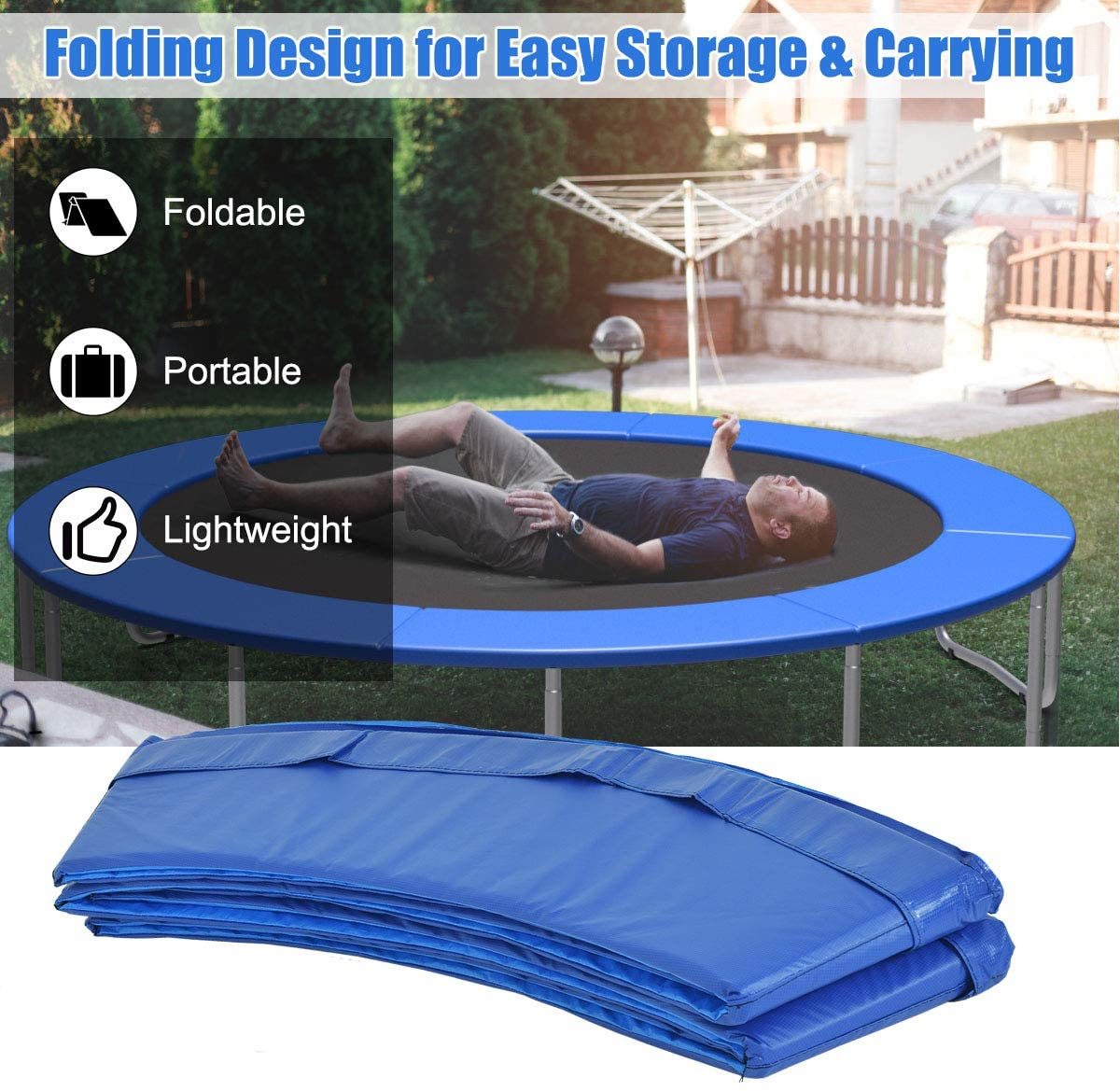 10 Ft Trampoline Replacement Safety Pad Spring Cover