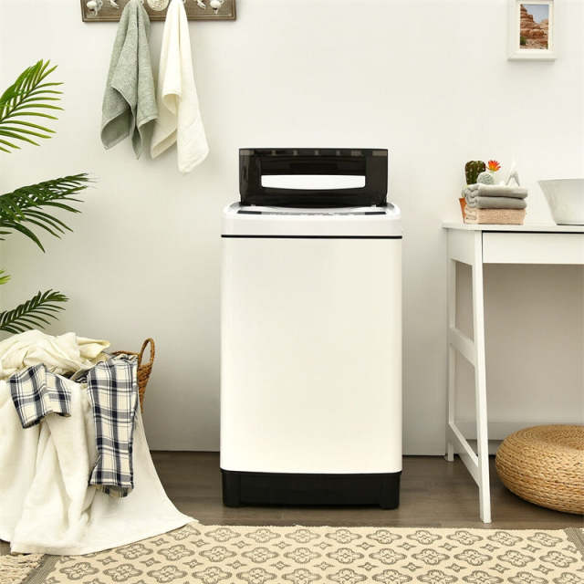 Full-Automatic Washing Machine, Energy Star 1.5Cu.Ft Portable Laundry Washer & Spinner Combo 11lbs Capacity with 8 Programs for Apartment, Dorm