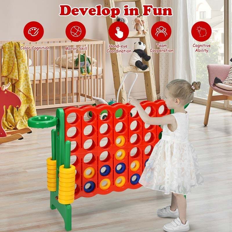 Bestoutdor 4 in 1 row giant game set