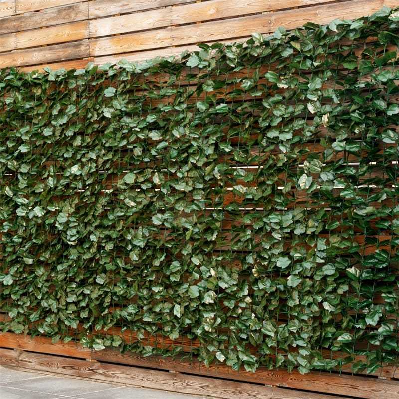 Faux Ivy Privacy Fence Screen, Artificial Decorative Hedge Panel, Vine Leaf Greenery Fence Cover for Garden, Patio & Porch Decor