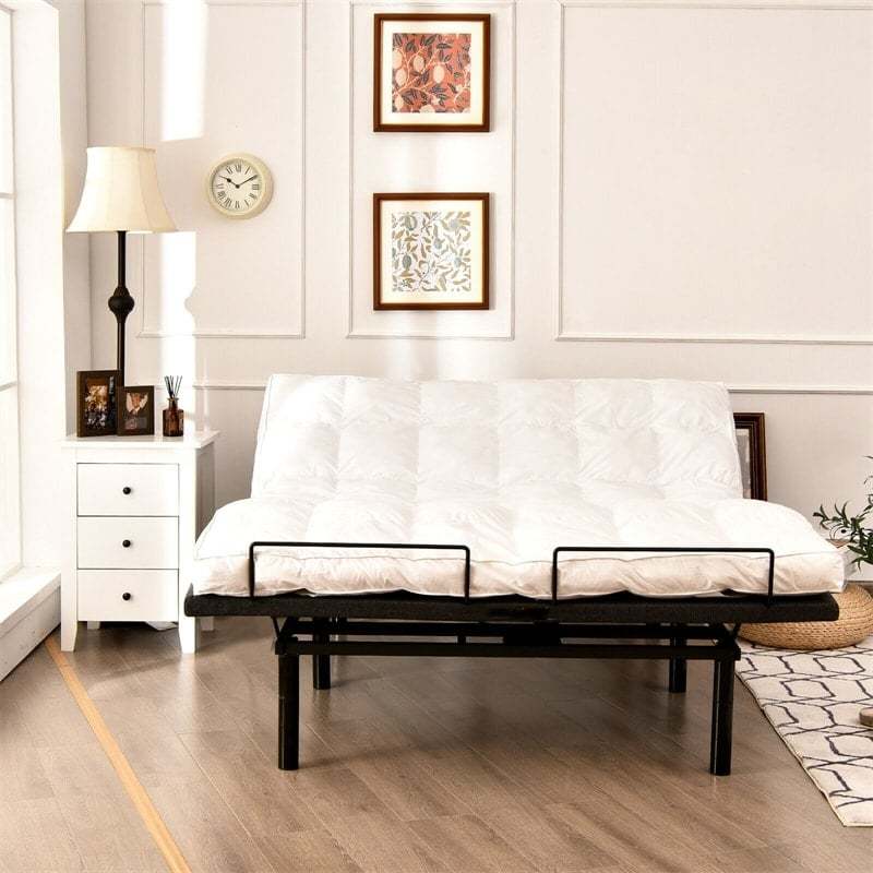 Queen Adjustable Bed Base Zero Gravity Electric Bed Frame with Massage Mode & Remote Control