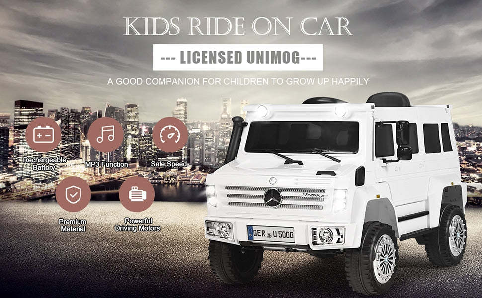 12V Mercedes-Benz Unimog Kids Electric Ride On Off-Road Vehicle with Remote Control