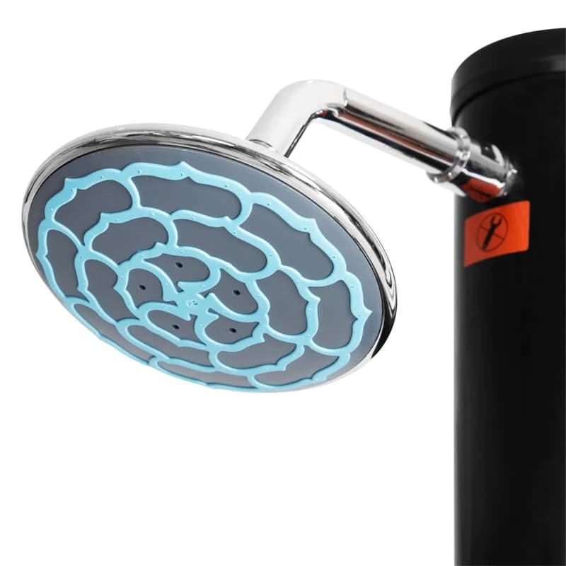 5.5 Gallon Solar Heated Outdoor Shower, 7.2FT Freestanding Solar Shower with 360° Swivel Shower Head, Foot Shower for Garden Backyard, Beach Pool Spa