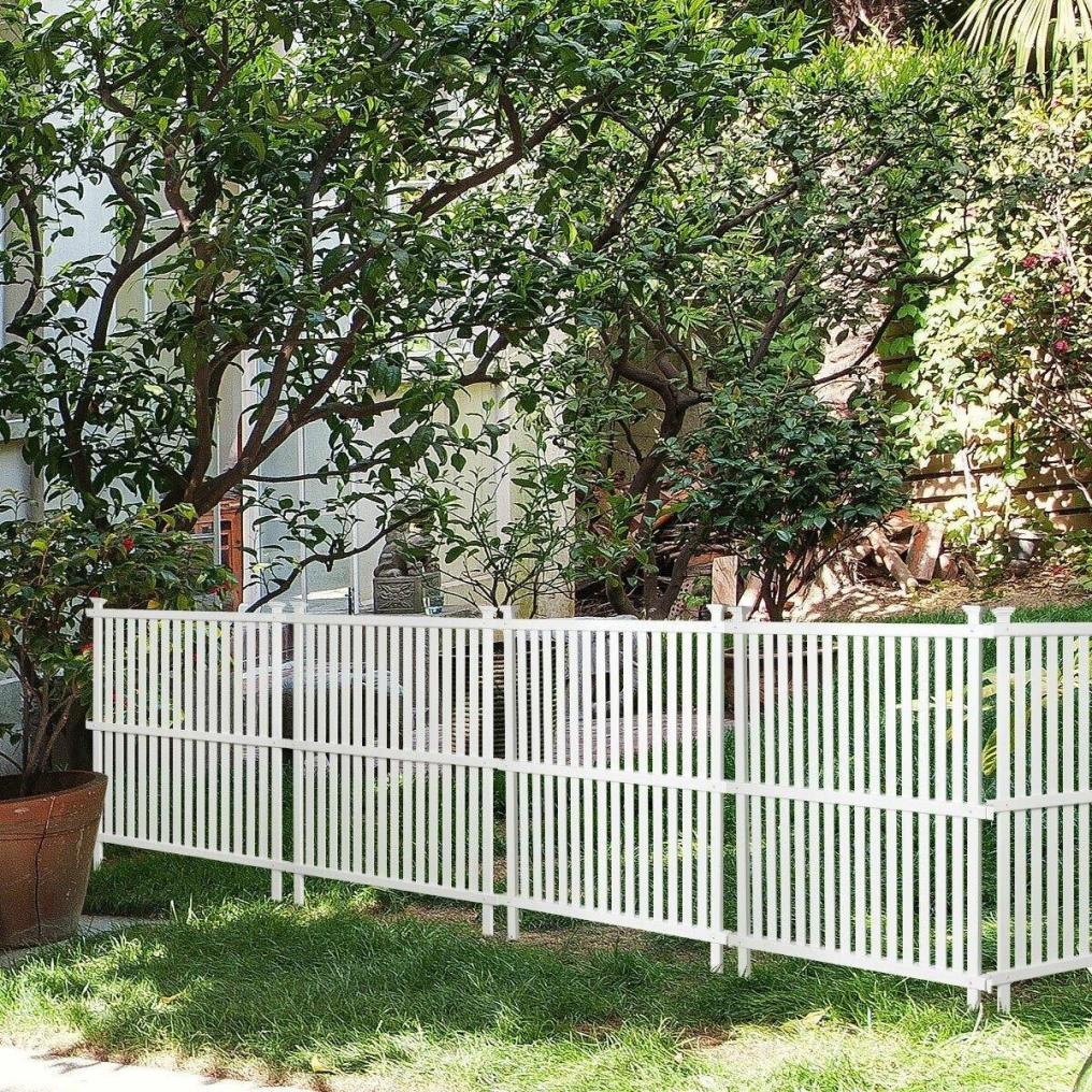36" x 48" Outdoor Fence Garden Privacy Screen Space Divider with 2 Panels