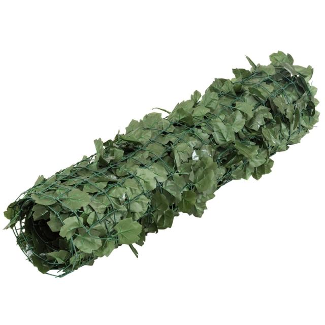 Faux Ivy Privacy Fence Screen, Artificial Decorative Hedge Panel, Vine Leaf Greenery Fence Cover for Garden, Patio & Porch Decor